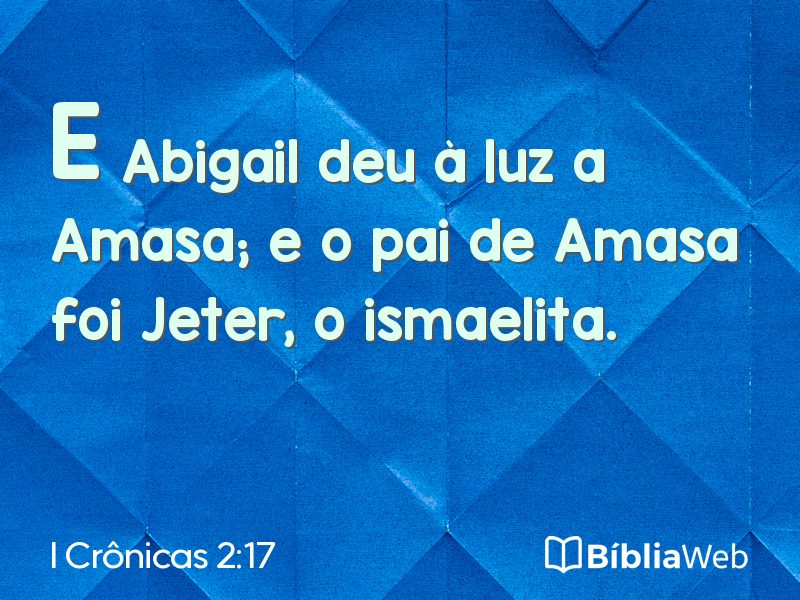 I Crônicas 2:17 em imagem para compartilhar