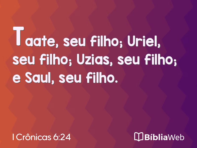 I Crônicas 6:24 em imagem para compartilhar