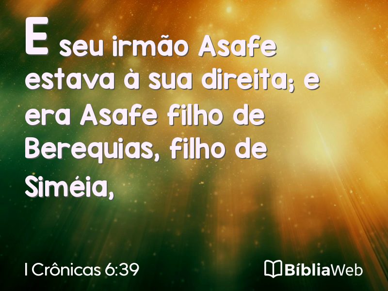 I Crônicas 6:39 em imagem para compartilhar
