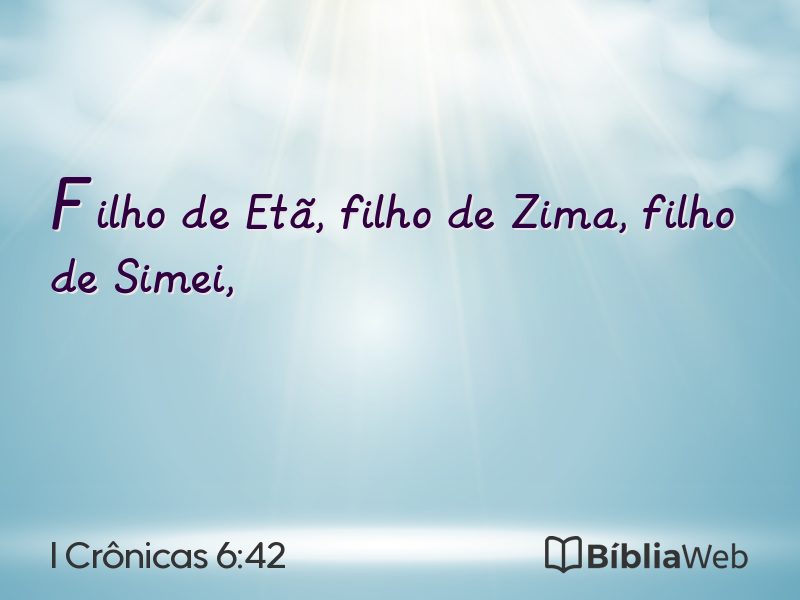 I Crônicas 6:42 em imagem para compartilhar