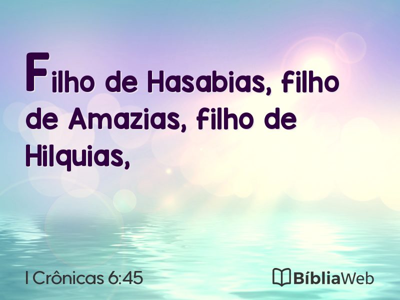I Crônicas 6:45 em imagem para compartilhar