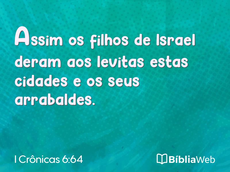 I Crônicas 6:64 em imagem para compartilhar