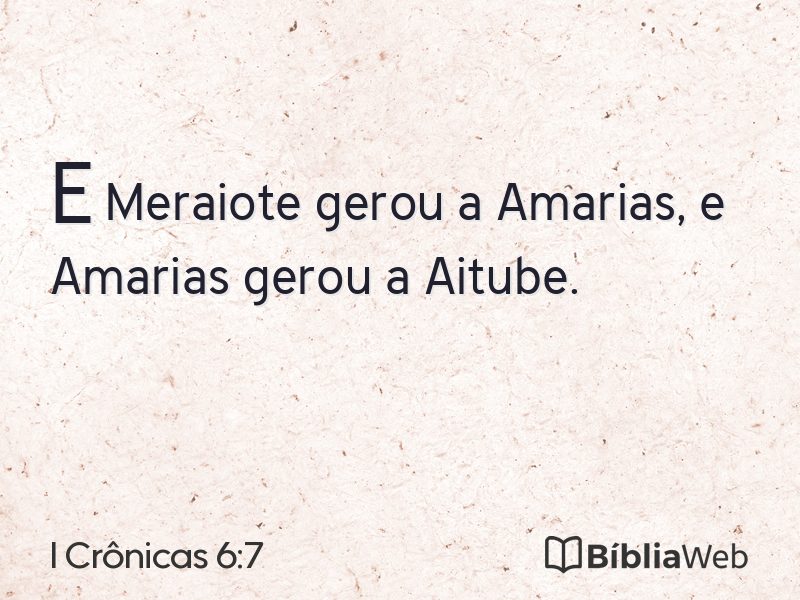 I Crônicas 6:7 em imagem para compartilhar