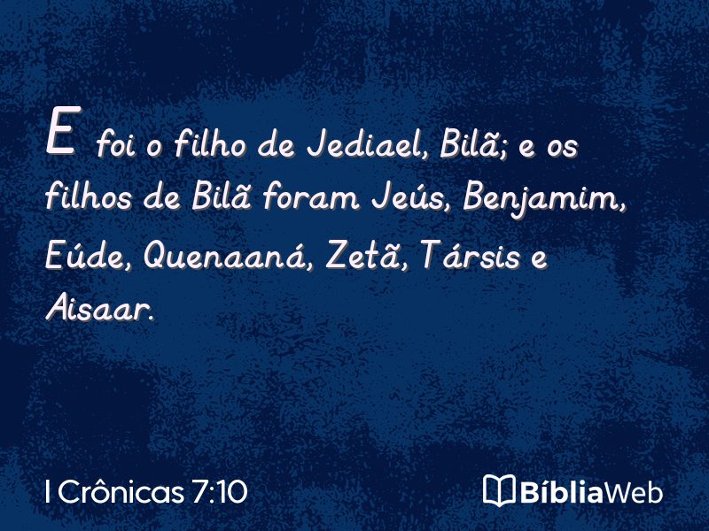 I Crônicas 7:10 em imagem para compartilhar