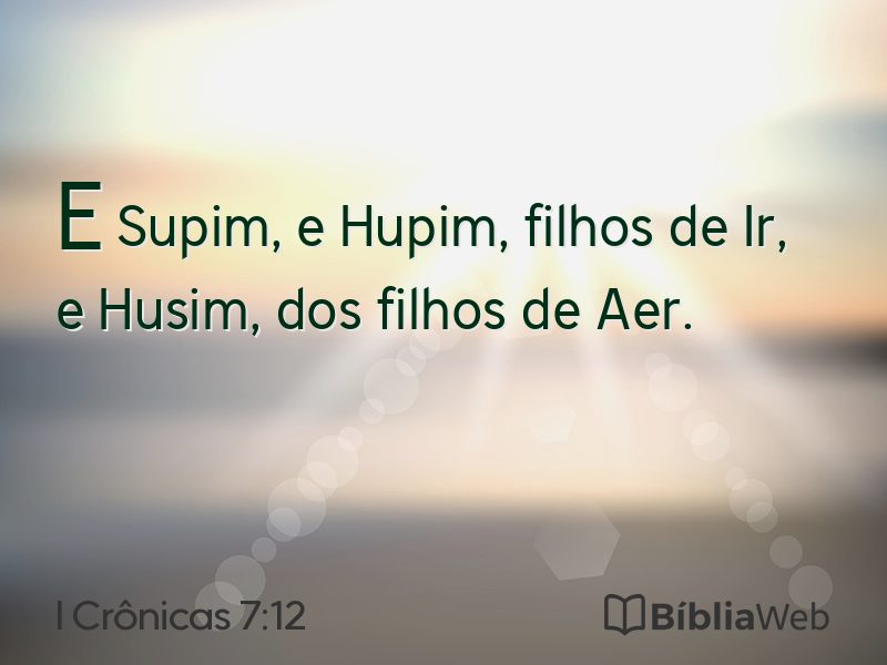 I Crônicas 7:12 em imagem para compartilhar