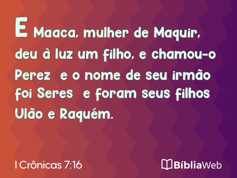 I Crônicas 7:16 em imagem para compartilhar
