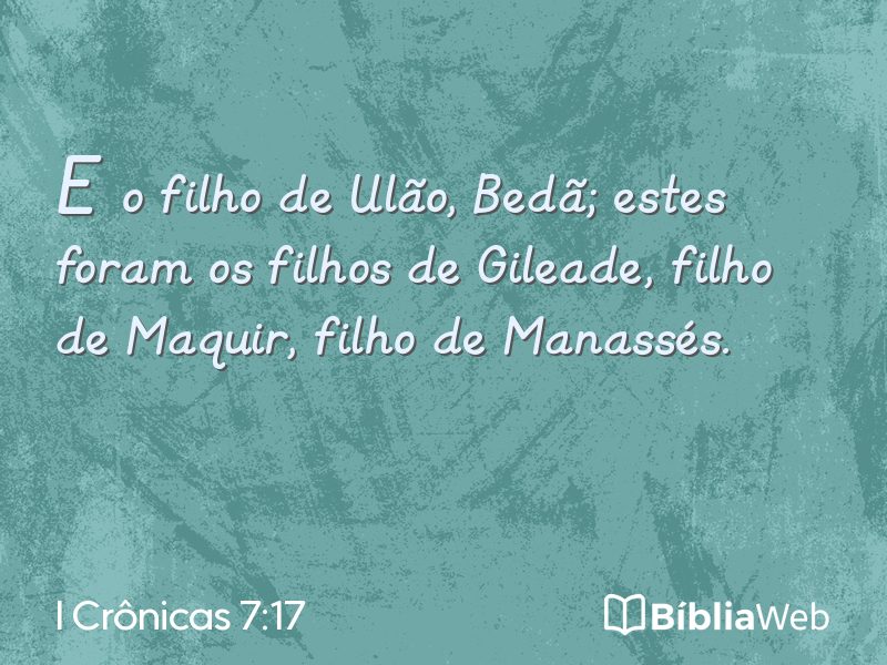 I Crônicas 7:17 em imagem para compartilhar
