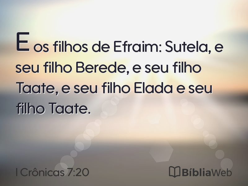I Crônicas 7:20 em imagem para compartilhar