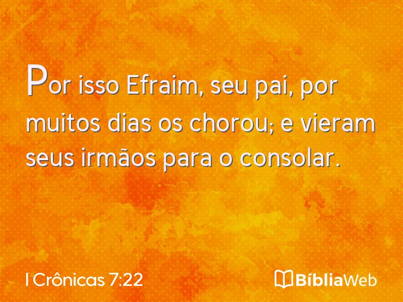 I Crônicas 7:22 em imagem para compartilhar