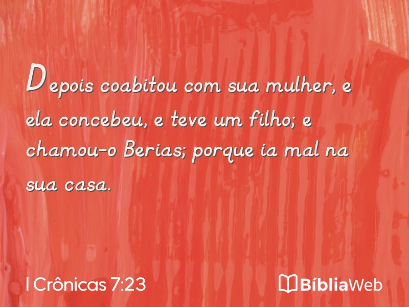 I Crônicas 7:23 em imagem para compartilhar