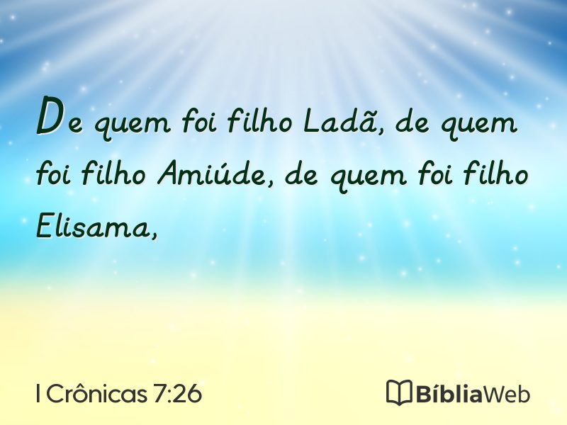 I Crônicas 7:26 em imagem para compartilhar