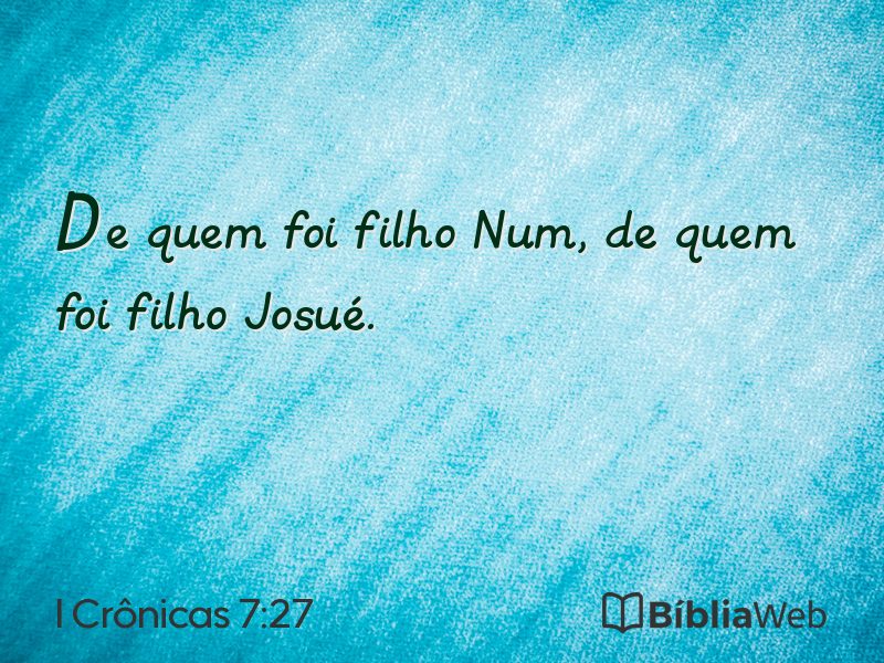 I Crônicas 7:27 em imagem para compartilhar