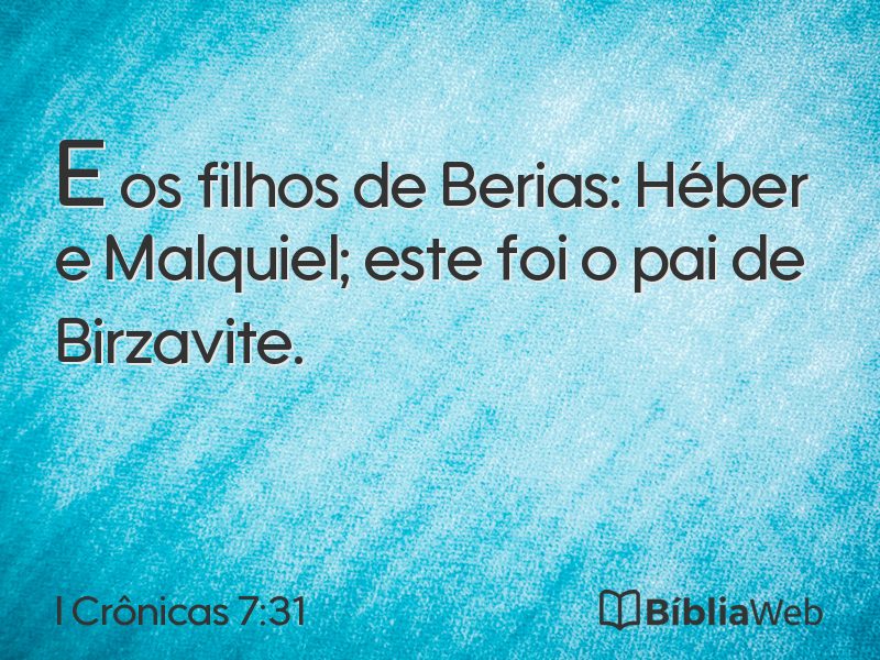 I Crônicas 7:31 em imagem para compartilhar