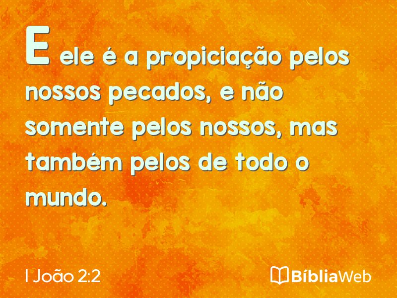 I João 2:2 em imagem para compartilhar
