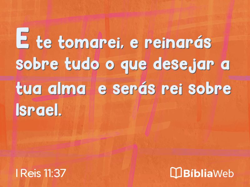 I Reis 11:37 em imagem para compartilhar