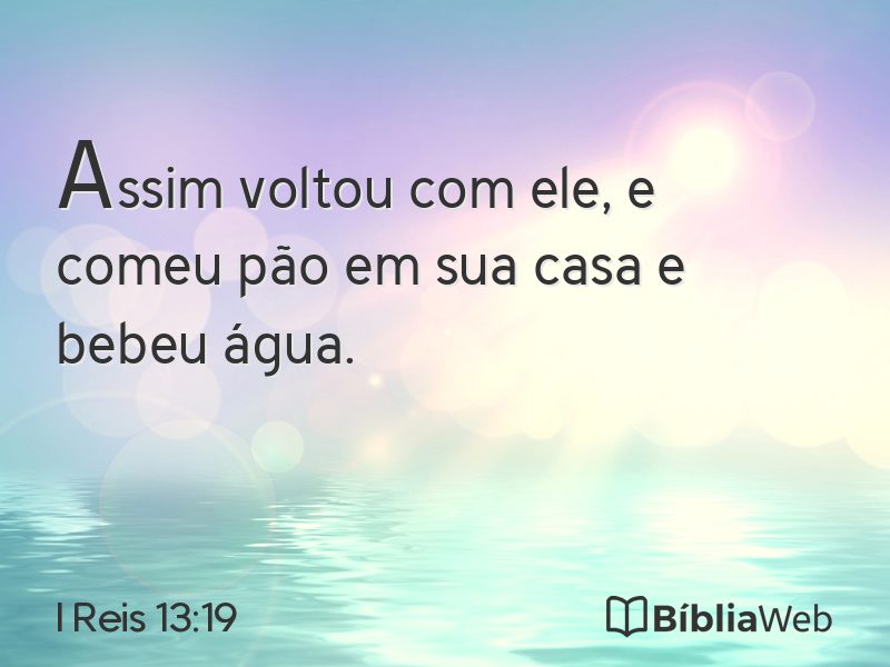 I Reis 13:19 em imagem para compartilhar