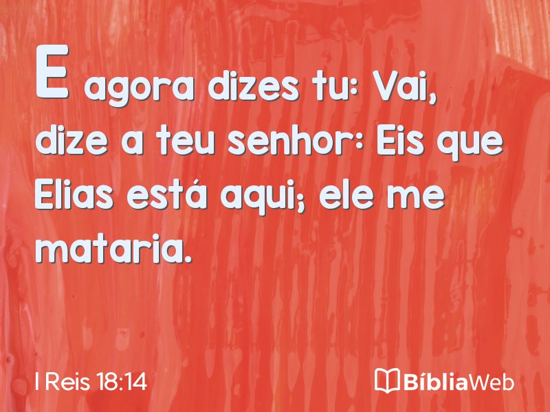 I Reis 18:14 em imagem para compartilhar