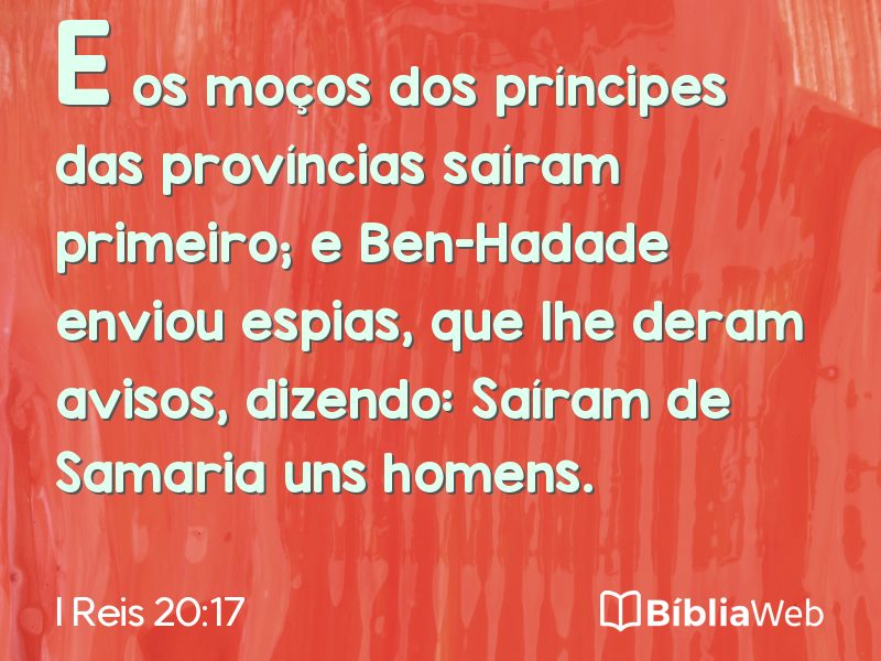I Reis 20:17 em imagem para compartilhar