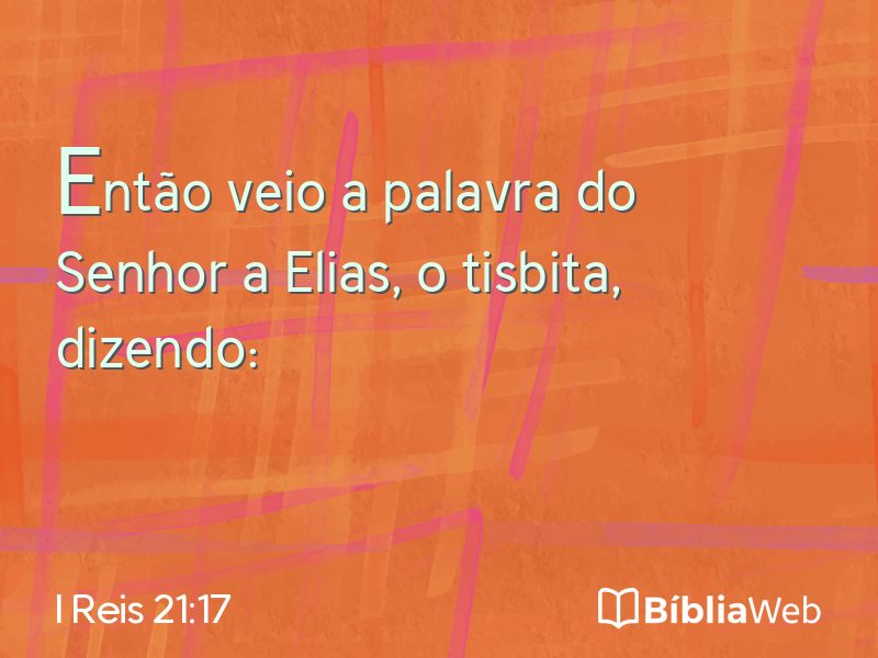 I Reis 21:17 em imagem para compartilhar