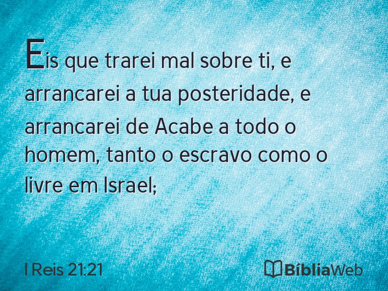 I Reis 21:21 em imagem para compartilhar