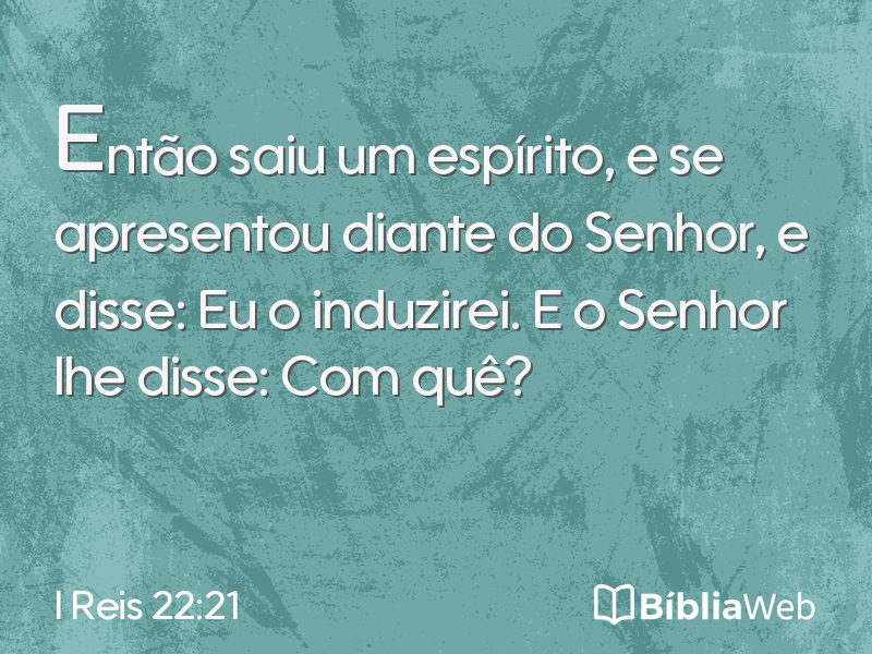 I Reis 22:21 em imagem para compartilhar