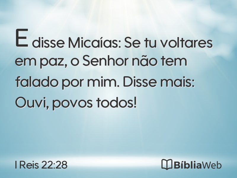 I Reis 22:28 em imagem para compartilhar