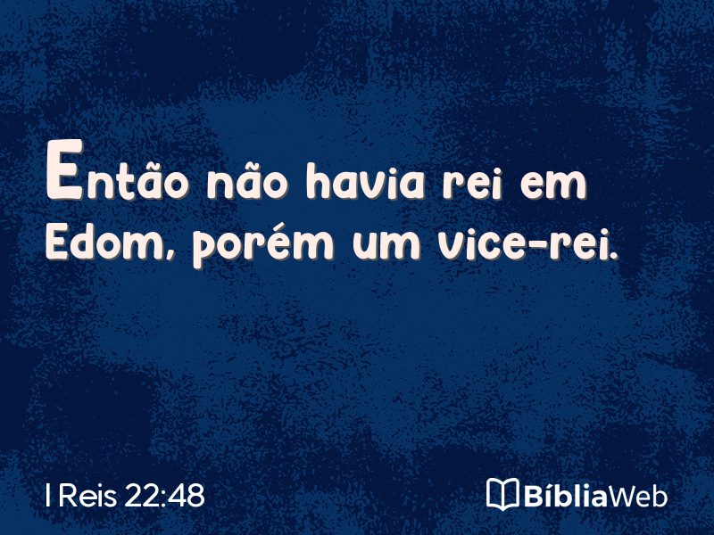 I Reis 22:48 em imagem para compartilhar
