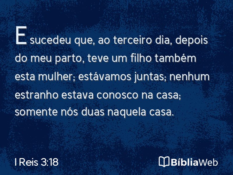 I Reis 3:18 em imagem para compartilhar