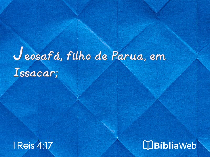 I Reis 4:17 em imagem para compartilhar