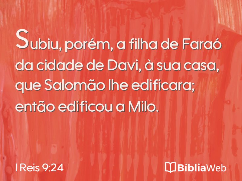 I Reis 9:24 em imagem para compartilhar