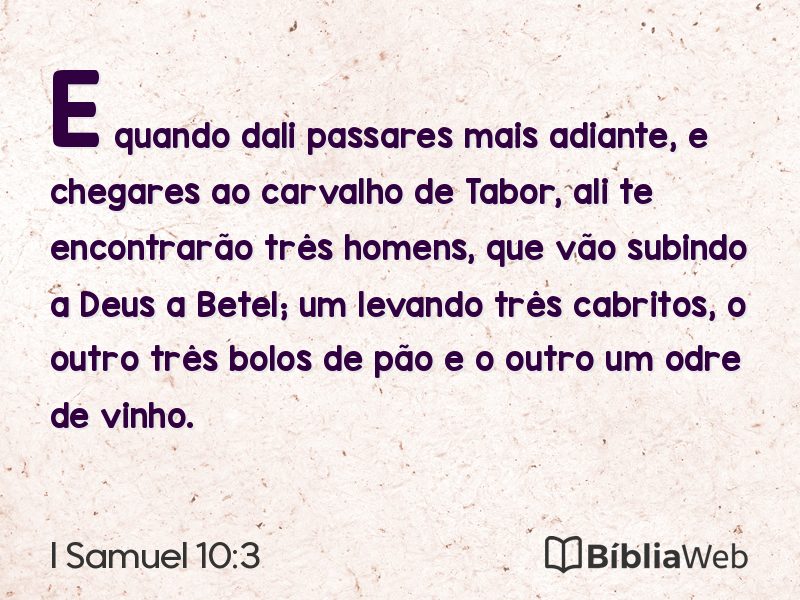 I Samuel 10:3 em imagem para compartilhar