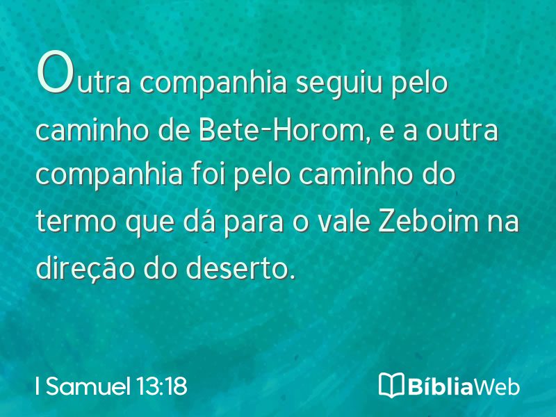 I Samuel 13:18 em imagem para compartilhar