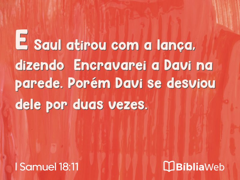 I Samuel 18:11 em imagem para compartilhar