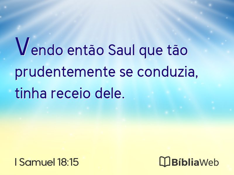 I Samuel 18:15 em imagem para compartilhar