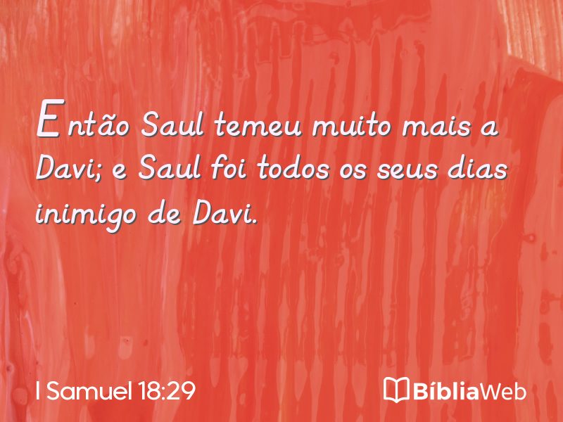 I Samuel 18:29 em imagem para compartilhar