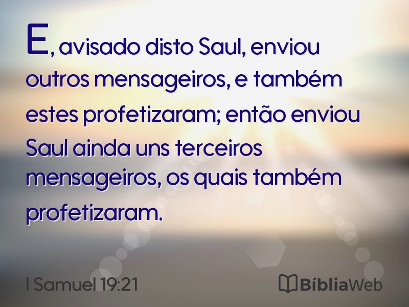 I Samuel 19:21 em imagem para compartilhar