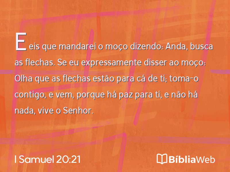 I Samuel 20:21 em imagem para compartilhar