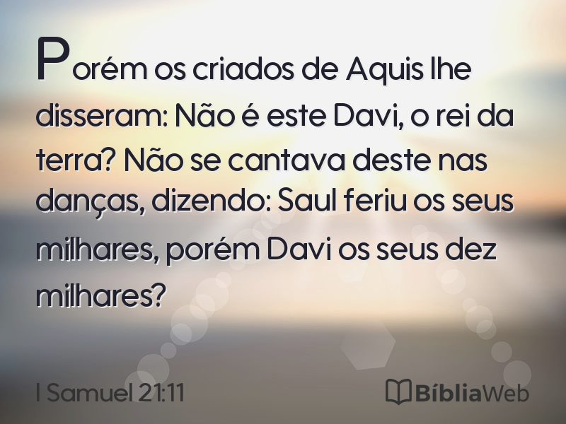 I Samuel 21:11 em imagem para compartilhar