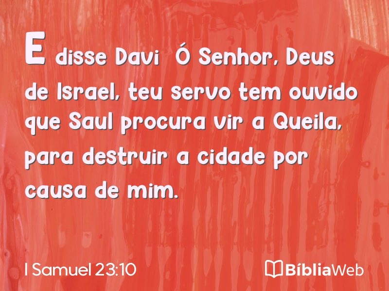 I Samuel 23:10 em imagem para compartilhar