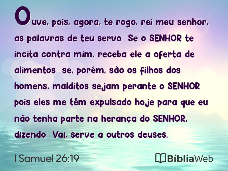 I Samuel 26:19 em imagem para compartilhar