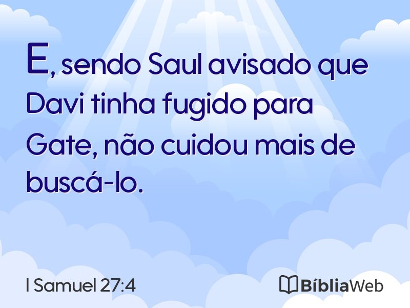 I Samuel 27:4 em imagem para compartilhar