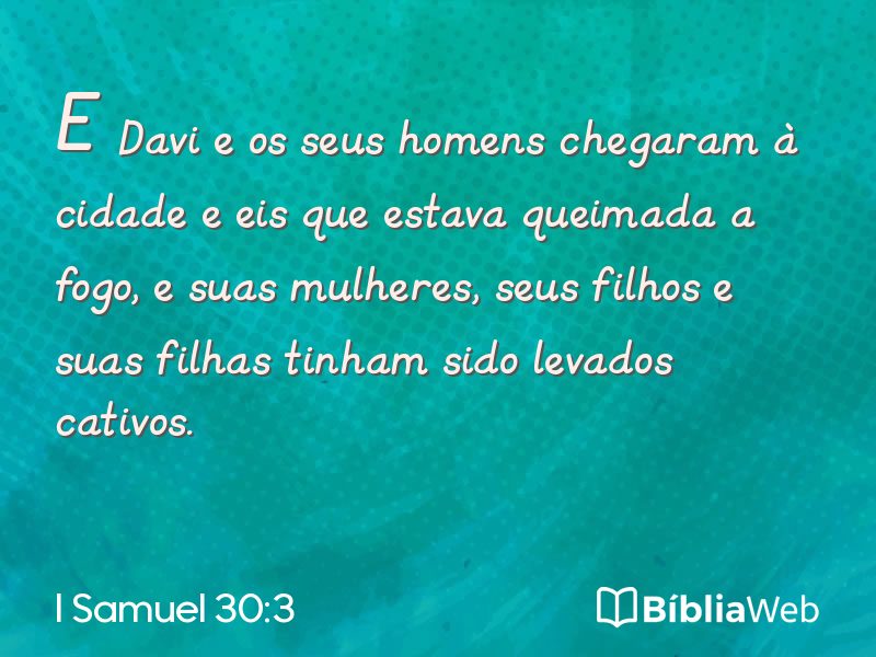 I Samuel 30:3 em imagem para compartilhar