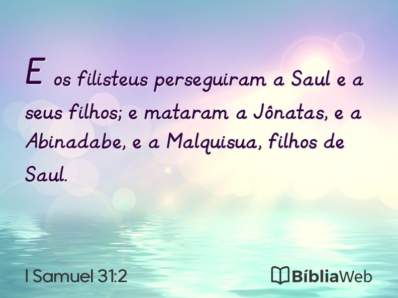 I Samuel 31:2 em imagem para compartilhar