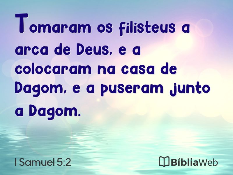 I Samuel 5:2 em imagem para compartilhar