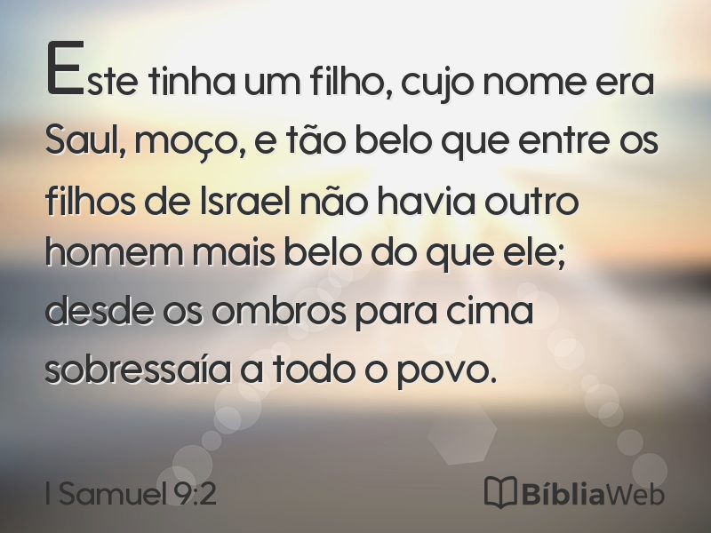 I Samuel 9:2 em imagem para compartilhar