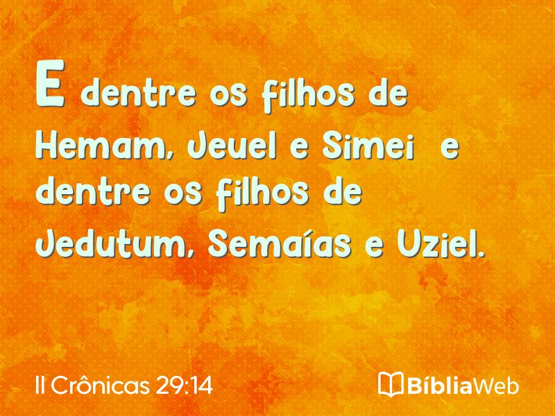 II Crônicas 29:14 em imagem para compartilhar