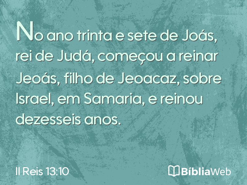II Reis 13:10 em imagem para compartilhar