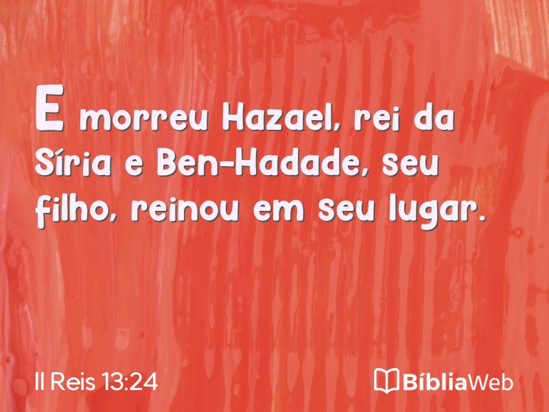 II Reis 13:24 em imagem para compartilhar