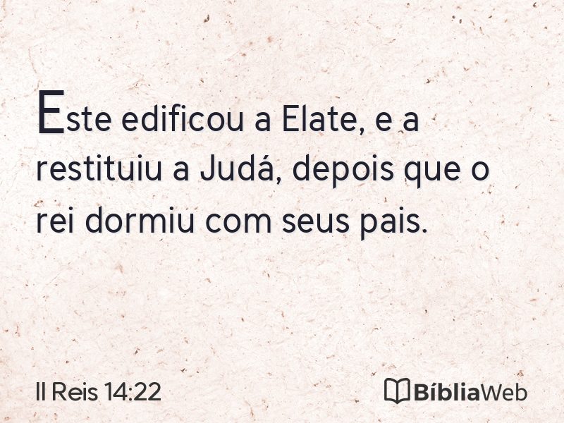 II Reis 14:22 em imagem para compartilhar