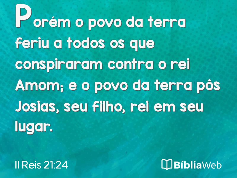 II Reis 21:24 em imagem para compartilhar
